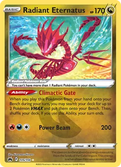 Radiant Eternatus (Crown Zenith #105)