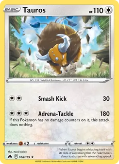 Tauros (Crown Zenith #106)