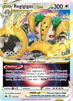 Regigigas VSTAR (Crown Zenith #114)