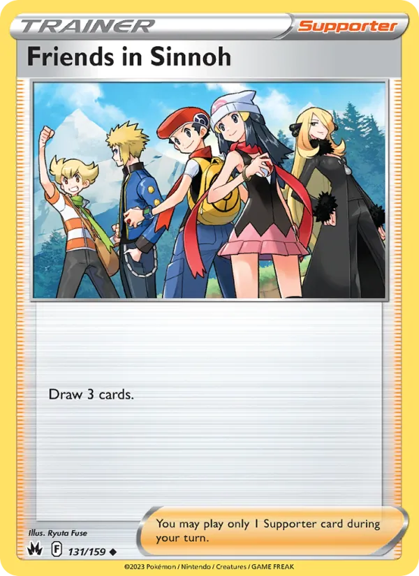 Friends in Sinnoh — Crown Zenith #131 (Pokémon TCG card)