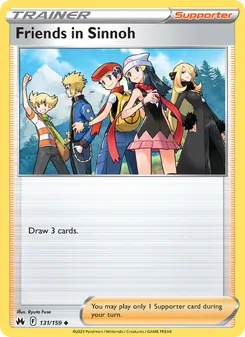 Friends in Sinnoh (Crown Zenith #131)