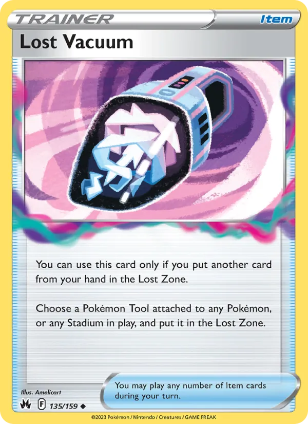 Lost Vacuum — Crown Zenith #135 (Pokémon TCG card)