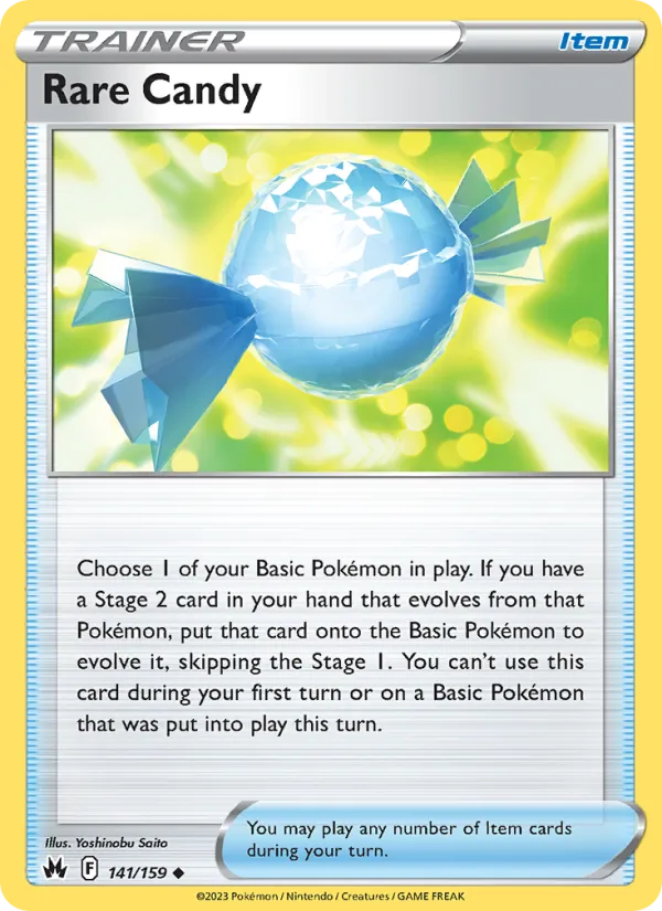 Rare Candy — Crown Zenith #141 (Pokémon TCG card)