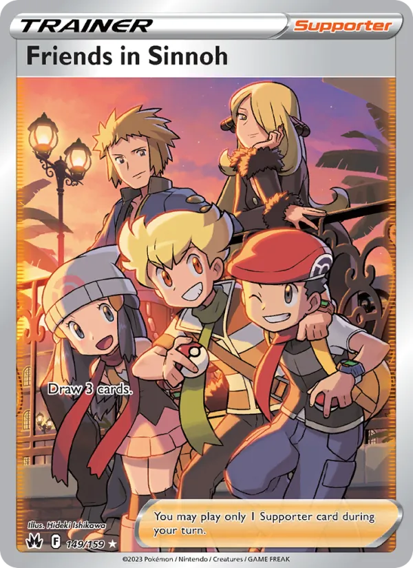 Friends in Sinnoh — Crown Zenith #149 (Pokémon TCG card)