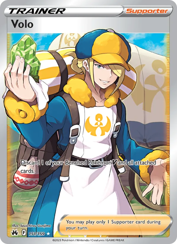 Volo — Crown Zenith #151 (Pokémon TCG card)