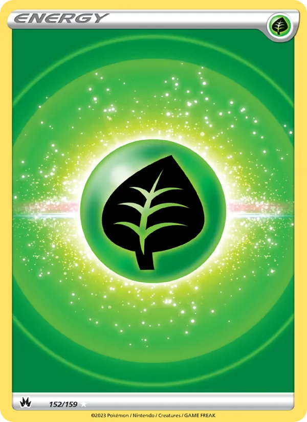 Grass Energy — Crown Zenith #152 (Pokémon TCG card)