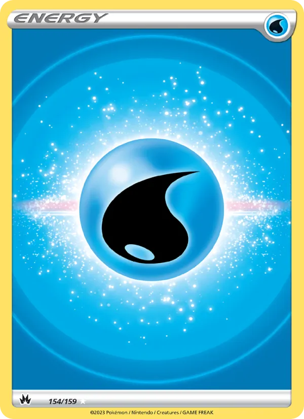Water Energy — Crown Zenith #154 (Pokémon TCG card)