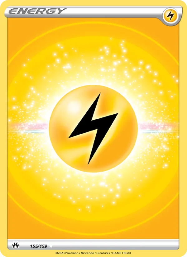 Lightning Energy — Crown Zenith #155 (Pokémon TCG card)