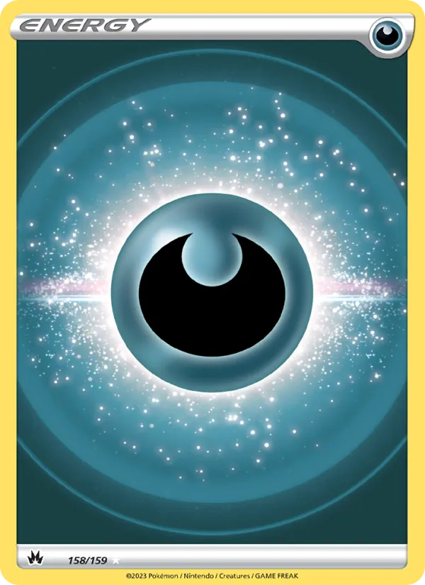 Darkness Energy — Crown Zenith #158 (Pokémon TCG card)