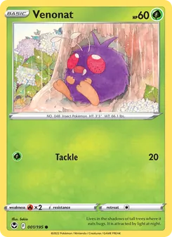 Venonat (Silver Tempest #001)