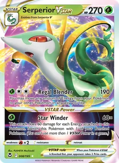 Serperior VSTAR (Silver Tempest #008)