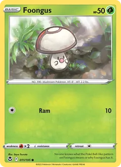 Foongus (Silver Tempest #011)