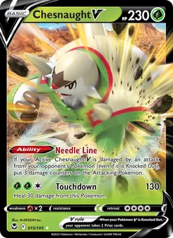 Chesnaught V (Silver Tempest #015)