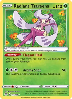 Radiant Tsareena (Silver Tempest #016)
