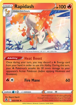 Rapidash (Silver Tempest #022)