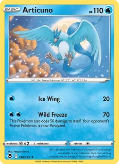 Articuno (Silver Tempest #036)