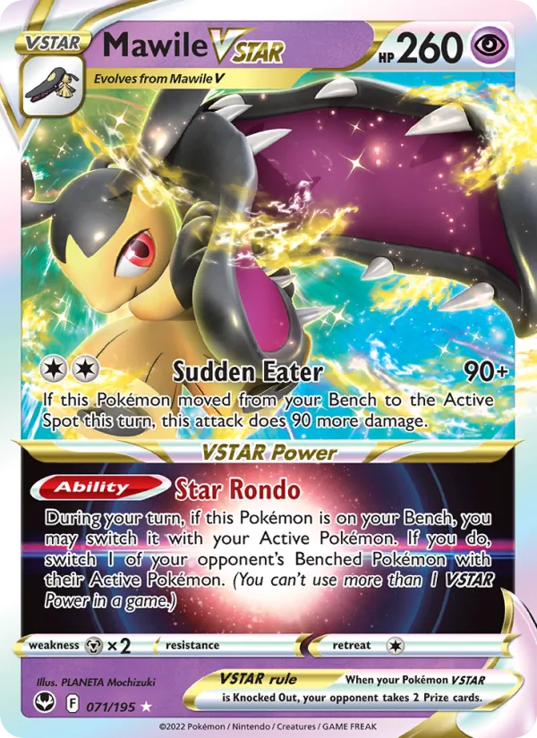Mawile VSTAR — Silver Tempest #071 (Pokémon TCG card)