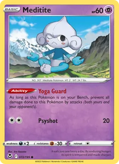 Meditite (Silver Tempest #072)
