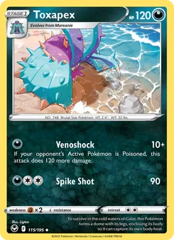 Toxapex (Silver Tempest #115)