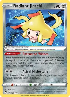 Radiant Jirachi (Silver Tempest #120)