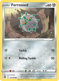 Ferroseed (Silver Tempest #121)