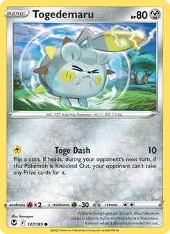 Togedemaru (Silver Tempest #127)
