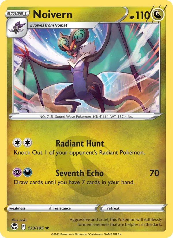 Noivern — Silver Tempest #133 (Pokémon TCG card)