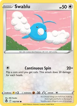 Swablu (Silver Tempest #142)