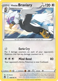 Hisuian Braviary (Silver Tempest #149)