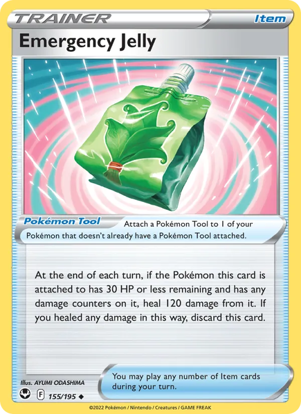Emergency Jelly — Silver Tempest #155 (Pokémon TCG card)