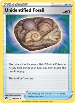 Unidentified Fossil (Silver Tempest #165)