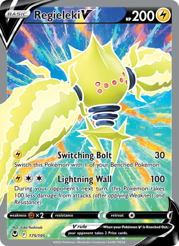 Regieleki V — Silver Tempest #175 (Pokémon TCG card)