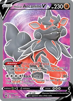 Hisuian Arcanine V (Silver Tempest #179)