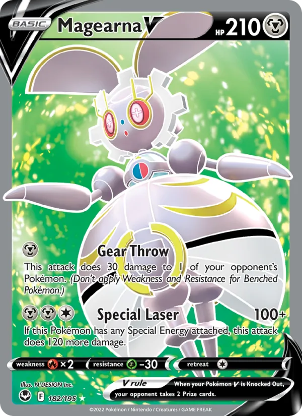 Magearna V — Silver Tempest #182 (Pokémon TCG card)