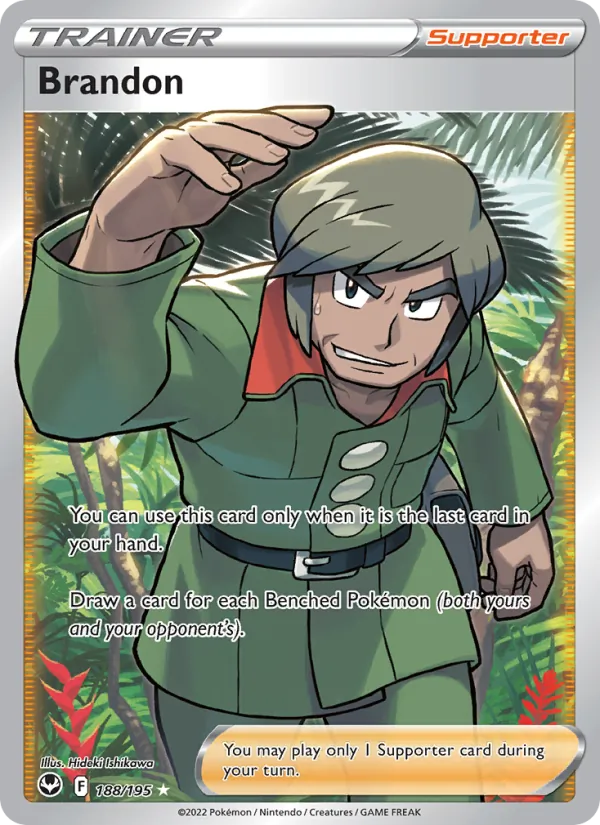 Brandon — Silver Tempest #188 (Pokémon TCG card)