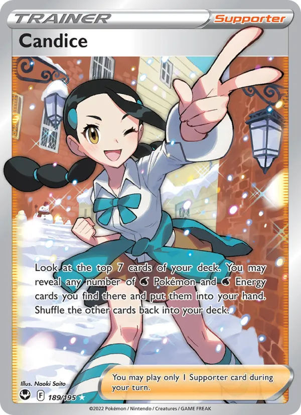 Candice — Silver Tempest #189 (Pokémon TCG card)