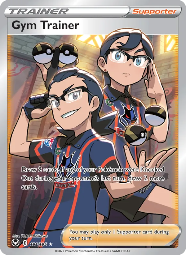 Gym Trainer — Silver Tempest #191 (Pokémon TCG card)