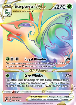 Serperior VSTAR (Silver Tempest #196)