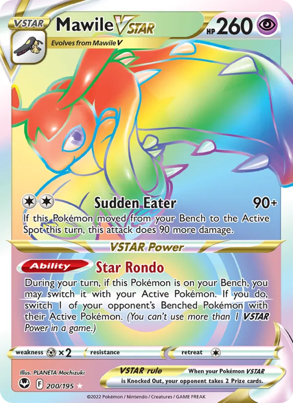 Mawile VSTAR — Silver Tempest #200 (Pokémon TCG card)