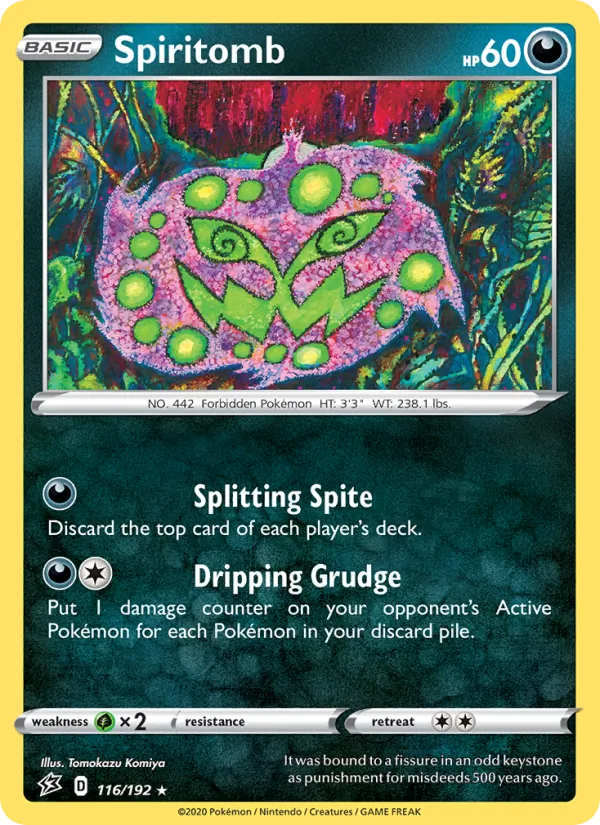 Spiritomb — Rebel Clash #116 (Pokémon TCG card)