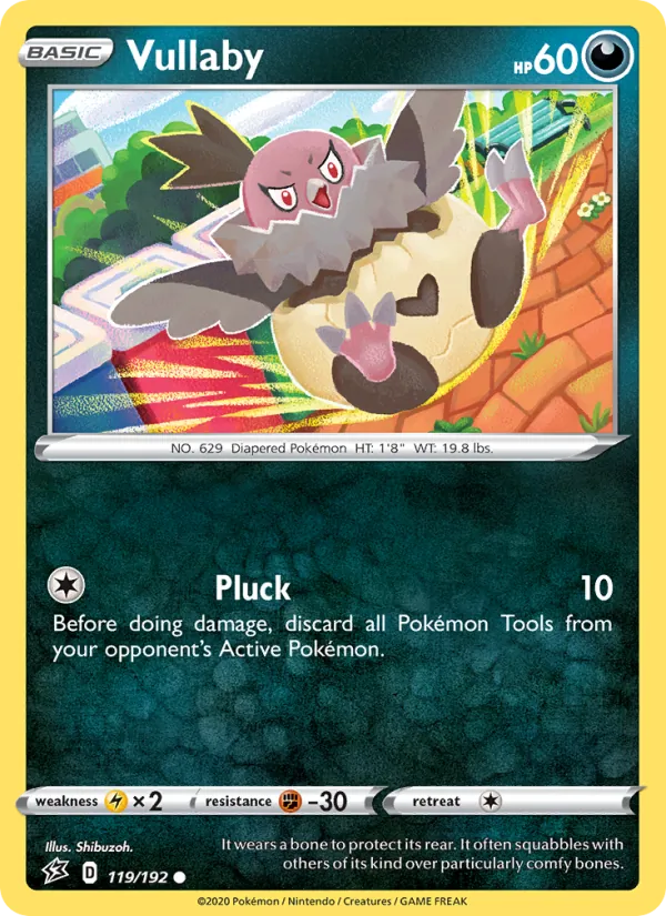 Vullaby — Rebel Clash #119 (Pokémon TCG card)