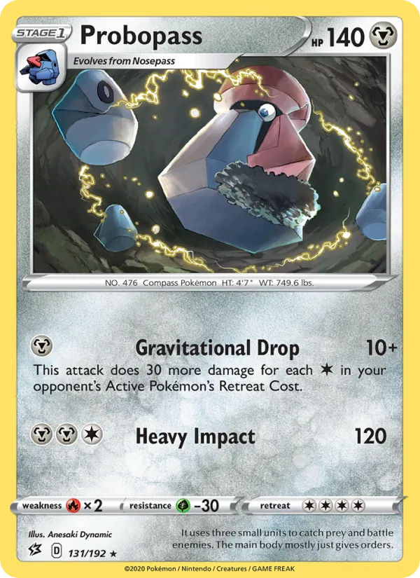 Probopass — Rebel Clash #131 (Pokémon TCG card)