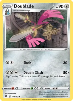 Doublade (Rebel Clash #134)