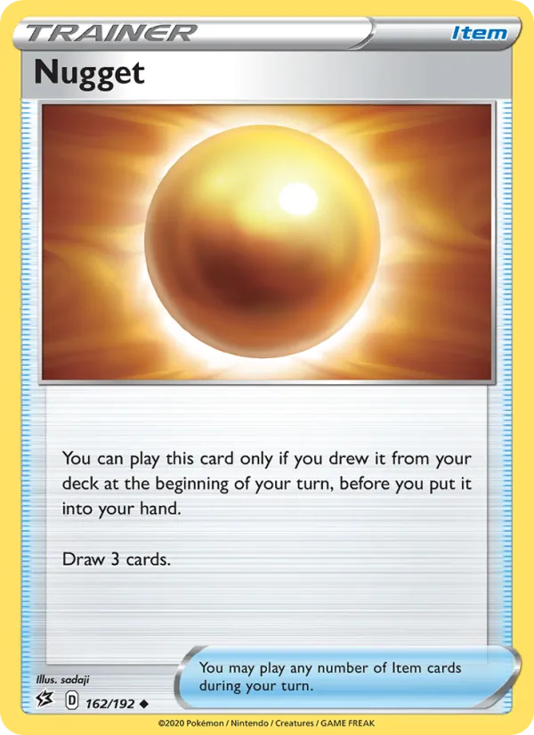 Nugget — Rebel Clash #162 (Pokémon TCG card)