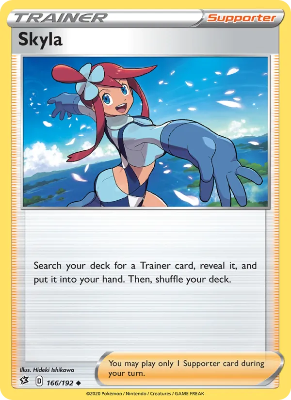 Skyla — Rebel Clash #166 (Pokémon TCG card)