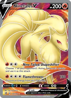 Ninetales V (Rebel Clash #177)