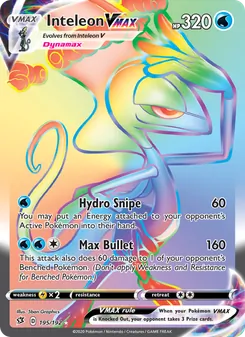 Inteleon VMAX (Rebel Clash #195)