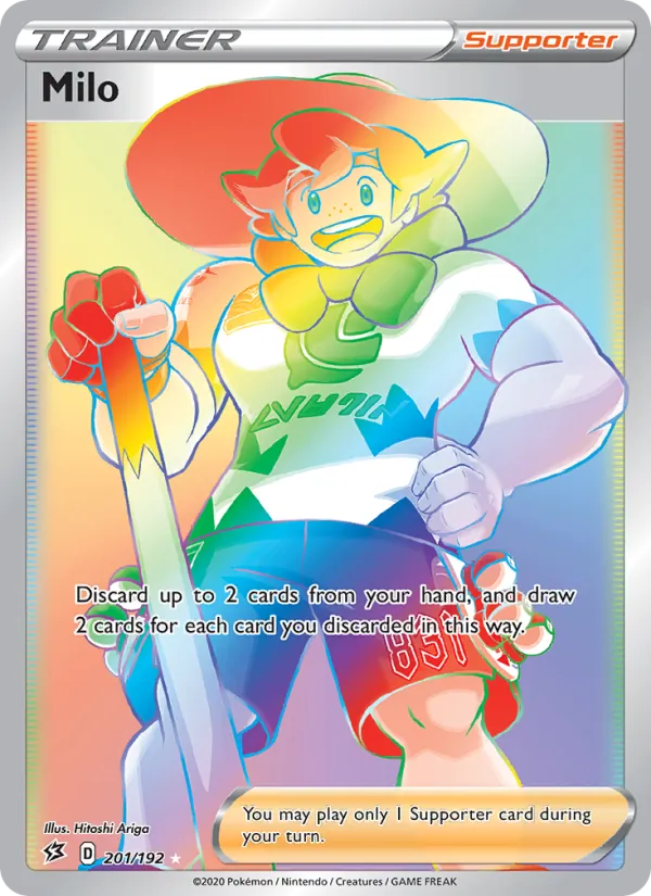 Milo — Rebel Clash #201 (Pokémon TCG card)