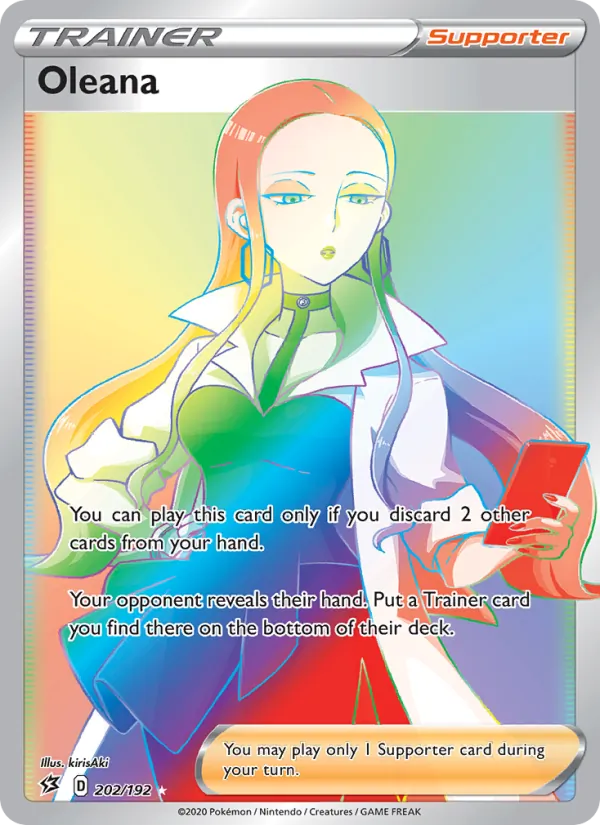 Oleana — Rebel Clash #202 (Pokémon TCG card)