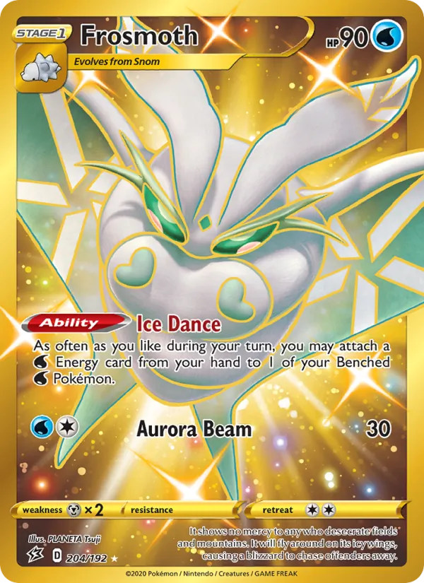 Frosmoth — Rebel Clash #204 (Pokémon TCG card)